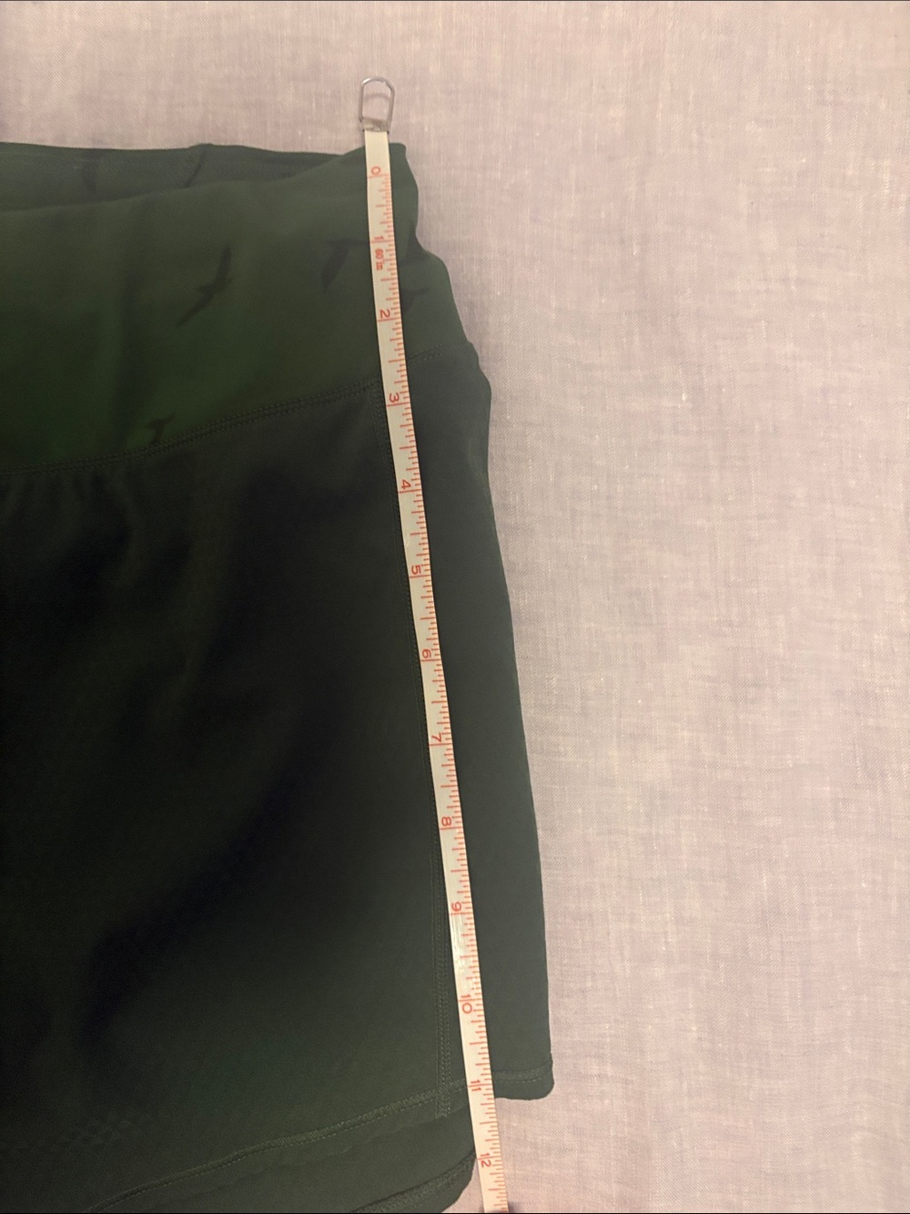 oiselle Forest Green Performance Running Shorts - Picture 6 of 6